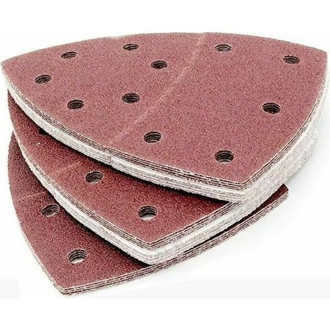 VURAHOME - Lot de 50 feuilles abrasives - 105 x 152 mm - Grain 120 - Pour ponceuse multifonction Prio, (1/5)