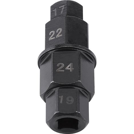 Innensechskantschlüssel für Motorrad-Vorderradachse 17, 19, 22, 24 mm, Spindelauszieher, 1 Stück, robuster Stahl, Motorradreparatur (1/5)