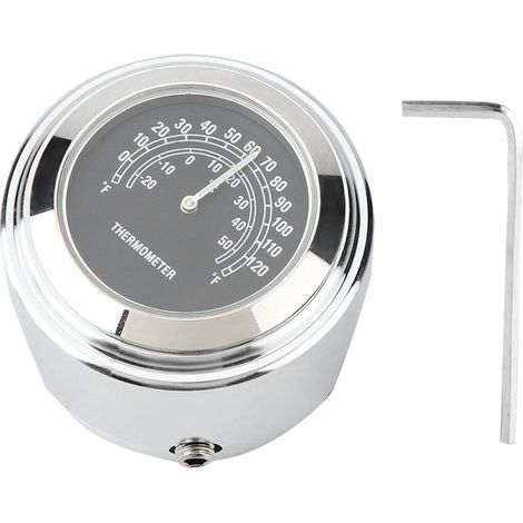 Motorrad-Lenkerthermometer, 22–25 mm, Temperaturanzeige (1/5)
