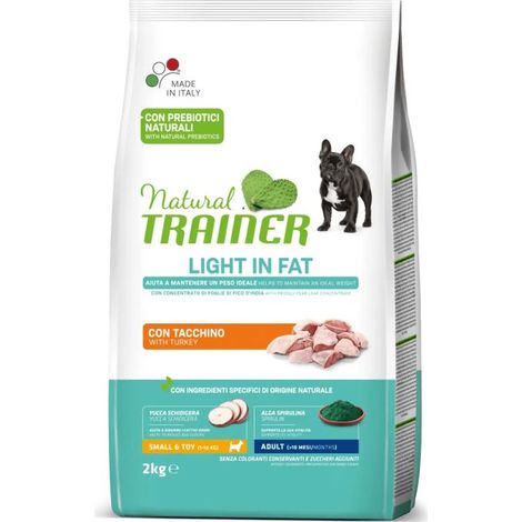 Trainer Cane Small & Toy Adult Light in Fat 2 kg Tacchino