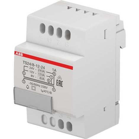 Transformateur de Sonnerie Modulaire TS24/8-12-24 2CSM228695R0812 ABB T228695