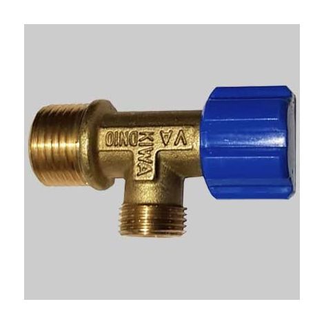 RUBINETTO D'ARRESTO TIPO GEBERIT PER CASSETTA INCASSO - 1/2 x 3/8