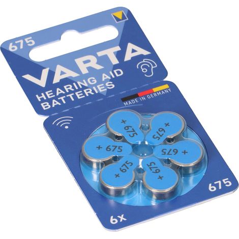 Varta Hearing Aid Batteries 675 Bli 6 Knopfzelle 1.4 V 6 St. (1/5)