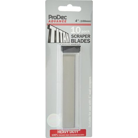 ProDec Advance 10 confezioni di lame di ricambio per raschietti da 4 pollici a doppio spessore per raschietti ProDec Titan e altri raschietti da 4 pollici (1/3)