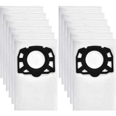 [NON UTILIZZATO] 12 sacchetti per aspirapolvere per Karcher MV4 MV5 MV6 WD4 WD5 WD5/P WD6/P WD 4.200/WD 5.800/SE 5.100/SE 6.100 KFI 487 Sacchetto filtro per aspirapolvere 2.863-006.0