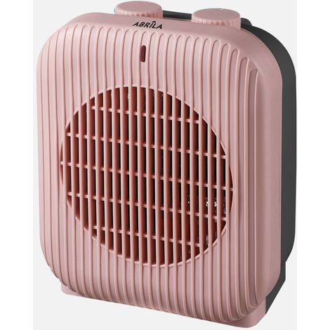 Termoventilador Electrico Brooker 2000w Rosa/negro 2pot.termostato Regulable, Protecc.sobrecalent.y Corte Seguridad 25x20,5x13cm