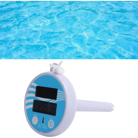 Thermomètre flottant pour piscine, électronique, rechargeable à l'énergie solaire, avec écran LCD (1/5)