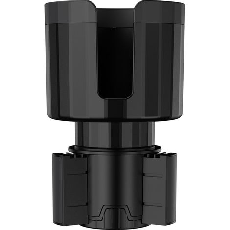 Portavasos para coche, 18510065 mm, Soporte ajustable para botellas agua, Portavasos universal coche, hasta 105 mm ancho, base ajustable, Negro (1/5)
