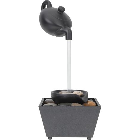 Fontaine Cascade de Table Théière Suspendue 1 Set Noir Plastique (1/5)
