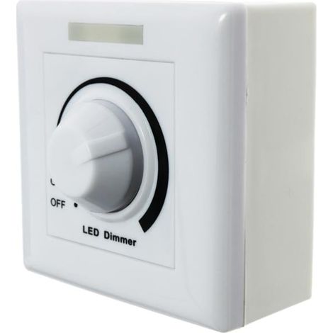 IluminaShop - Regulador 250W 010V Blanco Superficie / Empotrado (1/3)