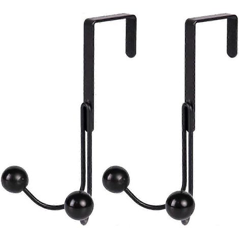 Crochets doubles de suspension à suspendre à la porte (2 pièces)