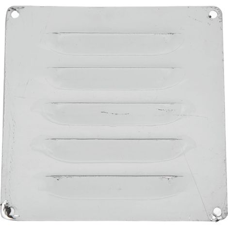 Hublot de cabine bateau 12x12cm acier inoxydable, aération marine professionnelle résistante à la corrosion, bouches d'aération à persiennes pour yacht (1/5)