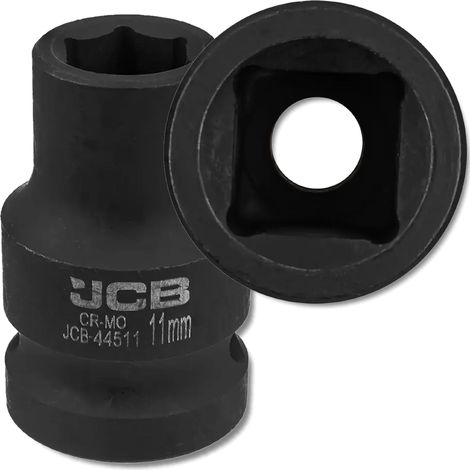 JCB Schlagschrauber-Steckschlüssel 1/2" 11 mm 6-Kant Cr-Mo (1/5)