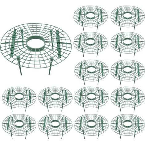 Lot de 15 supports pour plantes de fraises - évite la pourriture - Outil de culture de fraises (1/5)