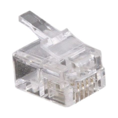 exertis Connect Connecteur RJ11 4/6 - sachet de 10 (ECF-920430)
