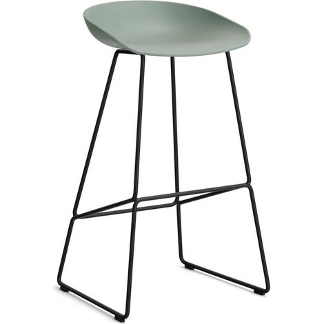[NEUWERTIG] B-Ware HAY Barhocker Hocker AAS 38 Kunststoff Sitzschale Stahlgestell grün (1/2)