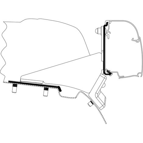 Adaptateur Omnistor 4200 Mercedes Benz Vito/v-class Toit Relevable Sans Rail - Thule (1/2)