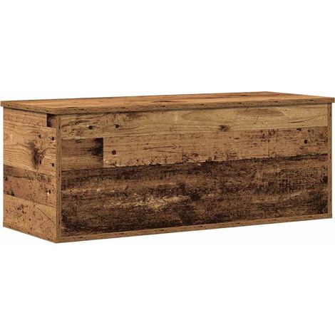 Maison Exclusive - Caja de Almacenamiento Madera envejecida 90 x (1/5)