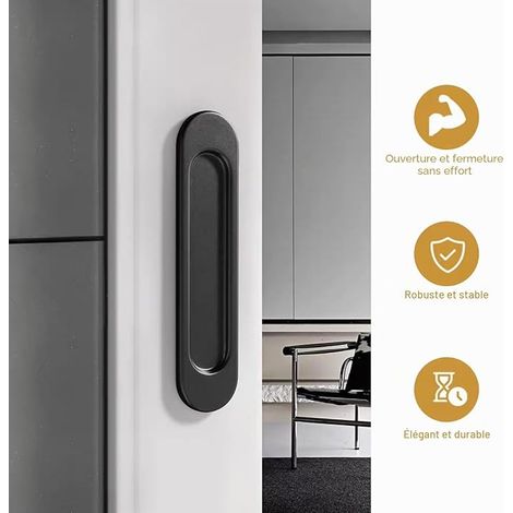 Sliding Door Handles Sliding Door Handles Aluminium Alloy Sliding Barn Doors Windows Cabinets 148 mm (1/3)