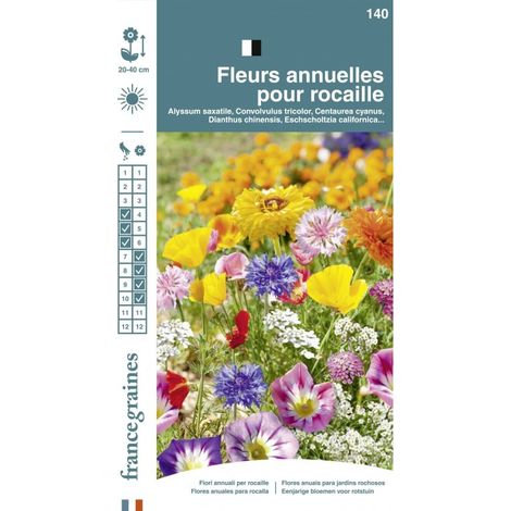 France Graines - Mélange Fleurs Rocaille Annuelles