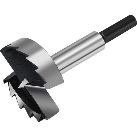 Ouvre-trous de menuiserie de 2 pouces, bit de forage de bit de forage de 2 pouces pour forage, coupe-frais de charnière, adapté aux poignées hexagonales en bois dur, en plastique, contreplaqué (1/5)