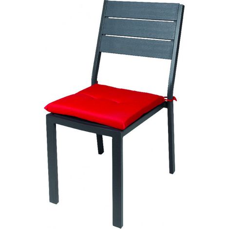VERDELOOK Cuscino Antimacchia per sedia Rosso (1/2)