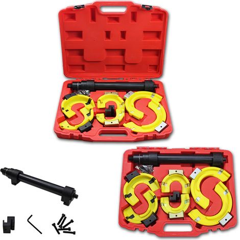 Randaco Federspanner Universal Federspannersatz für Mc Pherson Federbeinsysteme Tuning Federbeine Tieferlegung Fahrwerk Spanner