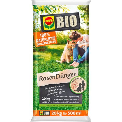 COMPO 2859388004 Rasendünger (20 kg) (BIO Rasendünger)