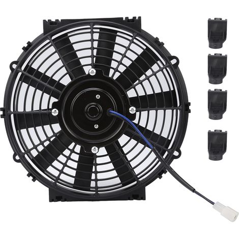 10-Zoll-Kühlerlüfter, 24 V 80 W, 10-Zoll-Kühlerlüfter, universeller schlanker Lüfter, elektrischer Kühler.