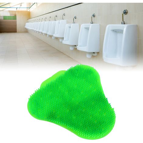 Boule parfumée anti-éclaboussures pour urinoir, écran déodorant triangle - tapis vert pour toilettes hommes