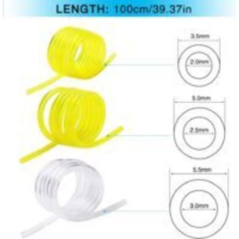Kit de 10 durites d'essence (1 m), filtre à essence, pompe à essence, joint de réservoir, pour tondeuse à gazon, souffleur, tronçonneuse