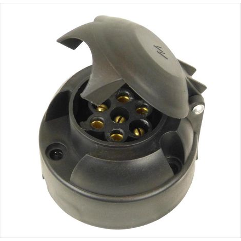 Prise compatible avec remorque 7pol. plastique 12V
