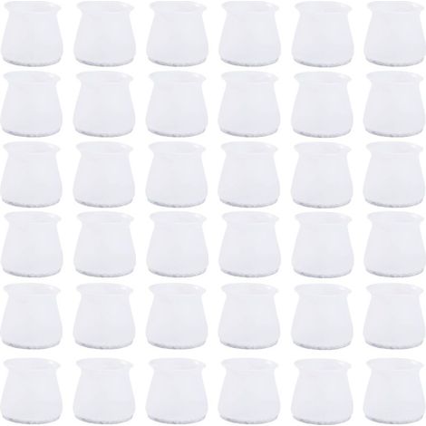 Housses de chaise en silicone pour pieds de chaise, protège-pieds de table, canapé et autres meubles (32 pièces) (1/5)