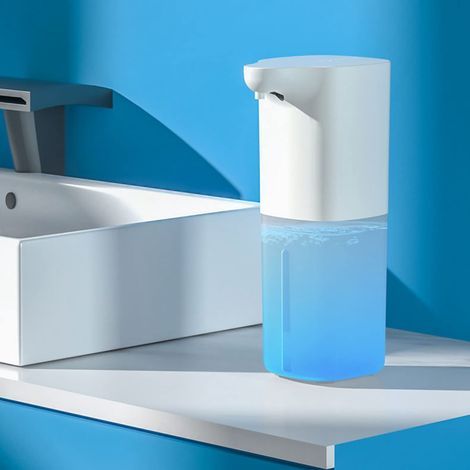 Automatischer Seifenspender 350 ml, berührungsloser Spülmittelspender mit automatischer Erkennung für Bad und Küche (1/5)