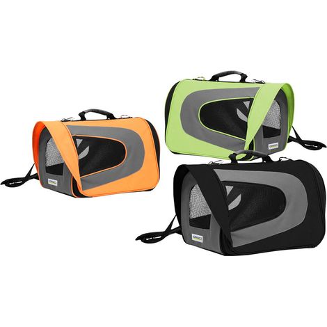 trasportino verde: Trasportino borsa in nylon per cani e gatti modello Rocket