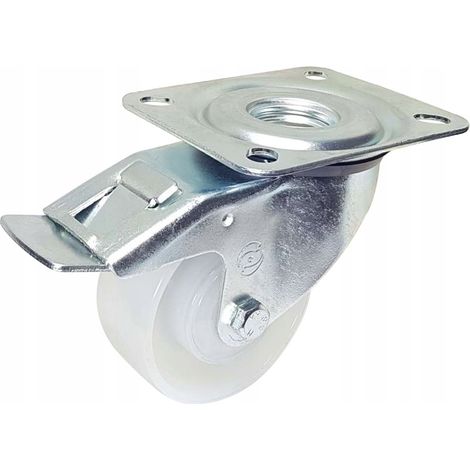 Roulette pivotante avec frein 125 mm (1/5)