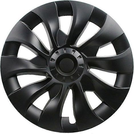Enjoliveur de roue Model 3 18 pouces, cache-moyeu intégral, accessoire de remplacement - Noir mat