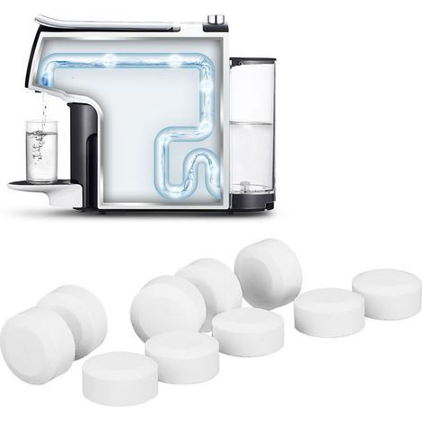 60pcs Tablettes de Nettoyage de Machine à Café Entièrement Automatique Agent Détartrant pour Magasin Bureau Maison (1/5)