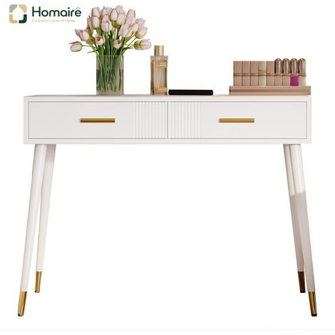 Colonnes de rangement blanc avec couchage coulissant en mdf 100 x 40 x 76 cm HOMAIRE (1/5)