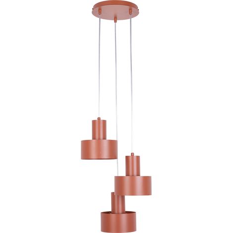 Lampadario industriale RIF mattone rotondo 3xE27 Ø33 (1/4)