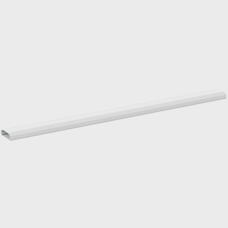 Kabelkanal, 75 x 6 x 2 cm, weißes PVC
