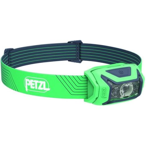 Lampe frontale - PETZL - ACTIK - 450 lumens - 3 piles AAA incluses - Vert (1/5)