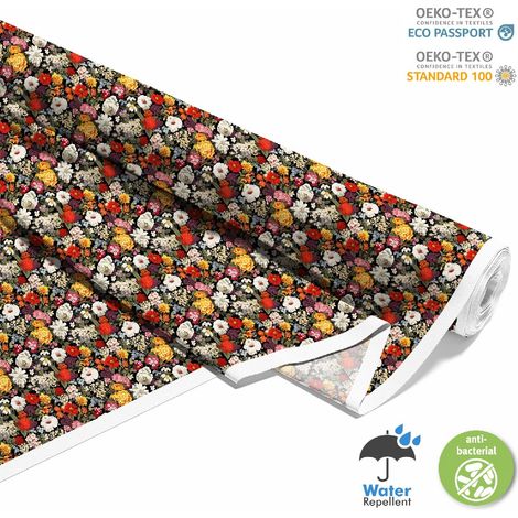 Outdoor dekostoffe oxford - Motiv Blumen I DX5557 (1/5)