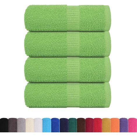 Serviettes d'invité FROGN 4pcs vert pomme 30x50cm 360 g/m²