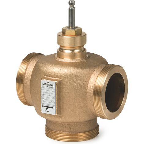 Dreiwegventil PN16 DN15 kvs=4 Hub=20mm Rotguss geschraubt