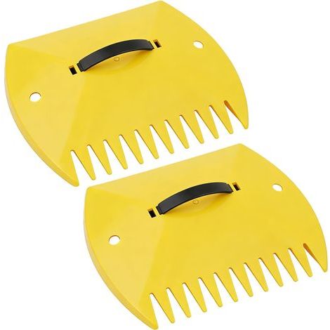 Laubharke und Laubsammler für den Garten – Werkzeug mit Zinken zum Aufsammeln von Gartenabfällen, tragbarer Laubharke – Garten, Gartenarbeit, Rasen, Rasenflächen, Gartenaktivitäten (1/5)