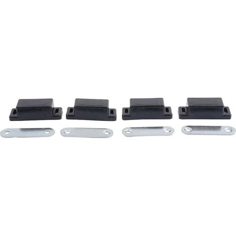 Lot de 4 fermetures magnétiques pour portes placard, loquets en (1/5)