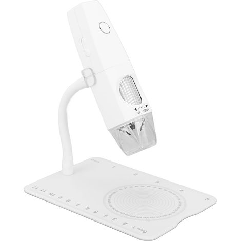 Microscope électronique numérique portable sans fil WiFi, loupe grossissante 1000x pour l'inspection et la réparation de la peau (1/5)