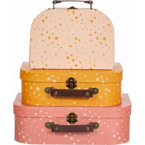Petites étoiles - Valises décoratives pour enfants, lot de 3, Sass&Belle (1/5)