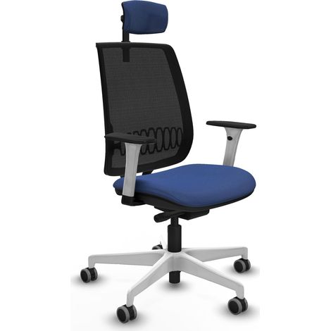 Bürostuhl piqueras y crespo Alares weiß ohne Rollen (1/2)